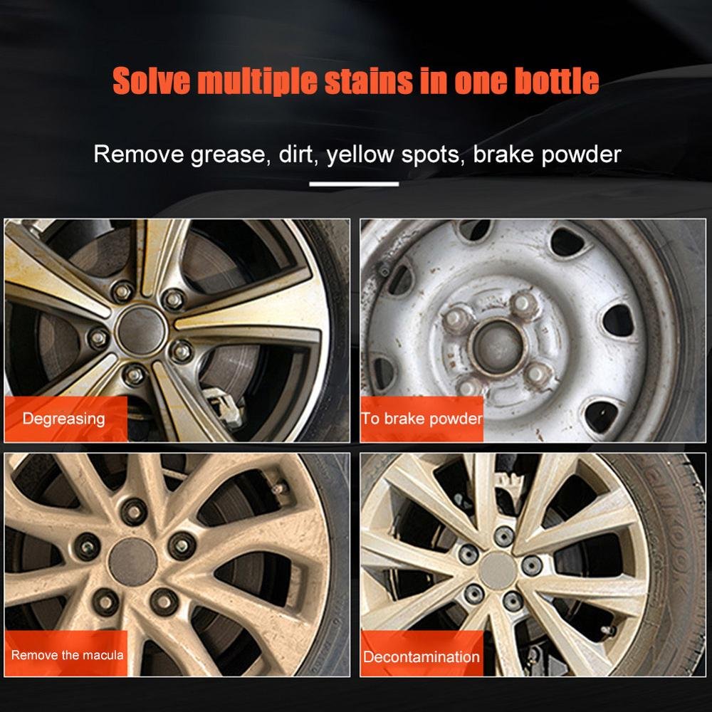 50ml Car Hub Cleaner Tire Rim Cleaner Full Dip Maintenance Car Rims Care Maintenance Clean Detergent Refurbisher Car Accessories
