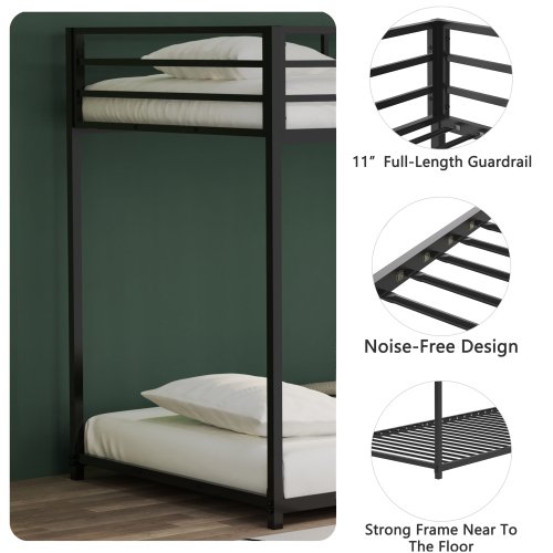 Stable Metal Triple Bunk Bed Children Bunk Bed With Slide Folding Bunk Bed