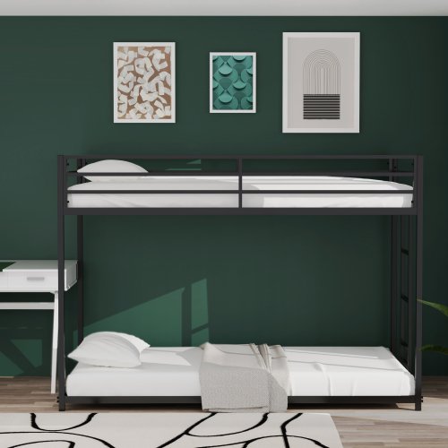 Stable Metal Triple Bunk Bed Children Bunk Bed With Slide Folding Bunk Bed