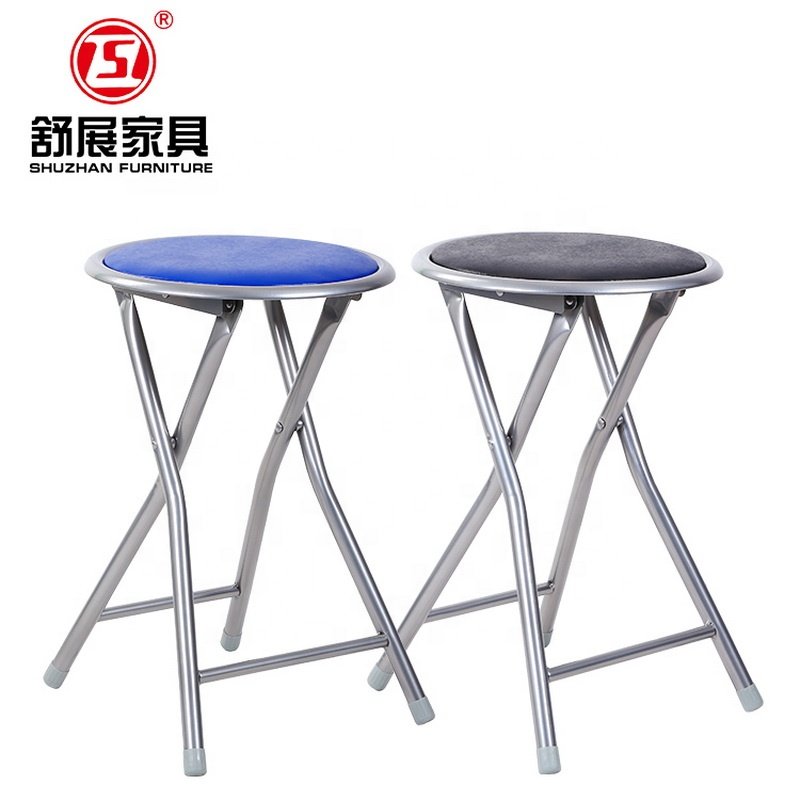 Zhangzhou furniture best all Steel foldable Dining With Leg Wire Table Stool Dressing High And Bar Pool Stools