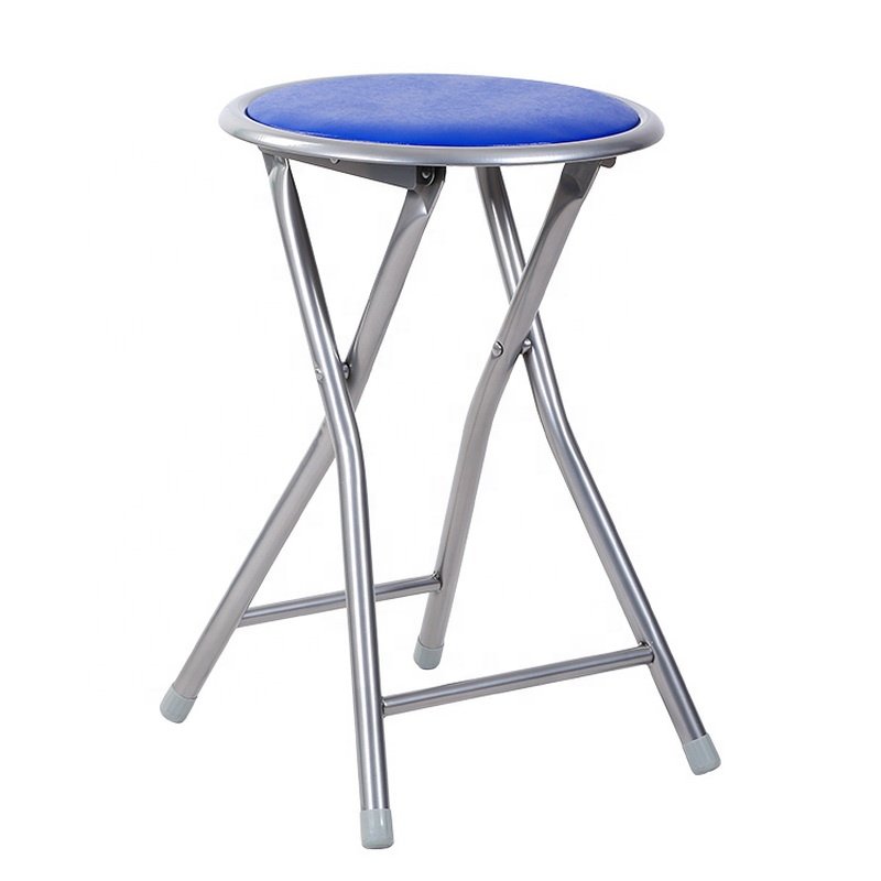 Zhangzhou furniture best all Steel foldable Dining With Leg Wire Table Stool Dressing High And Bar Pool Stools