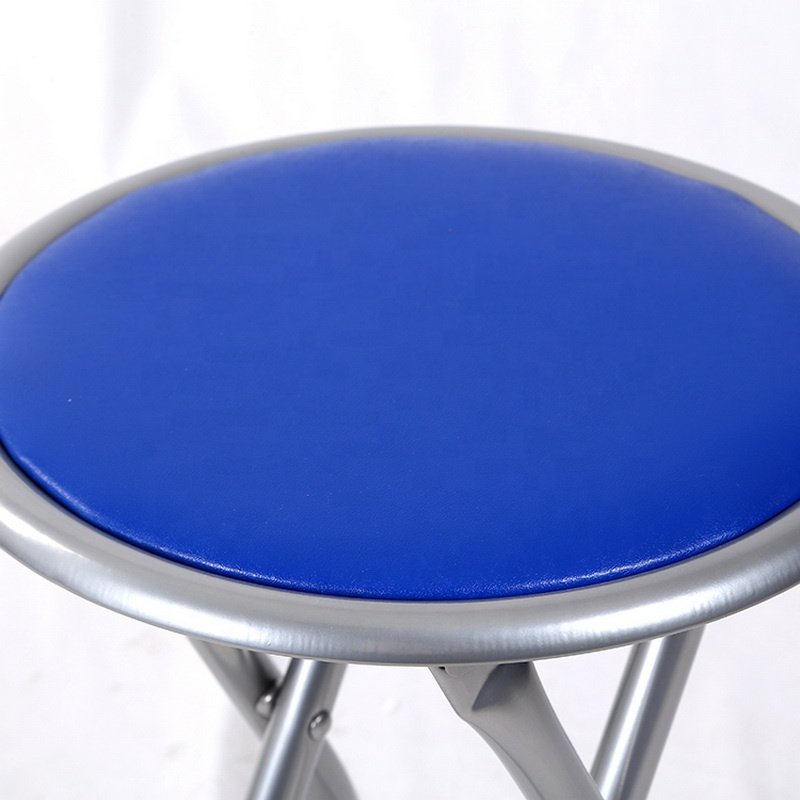 Zhangzhou furniture best all Steel foldable Dining With Leg Wire Table Stool Dressing High And Bar Pool Stools