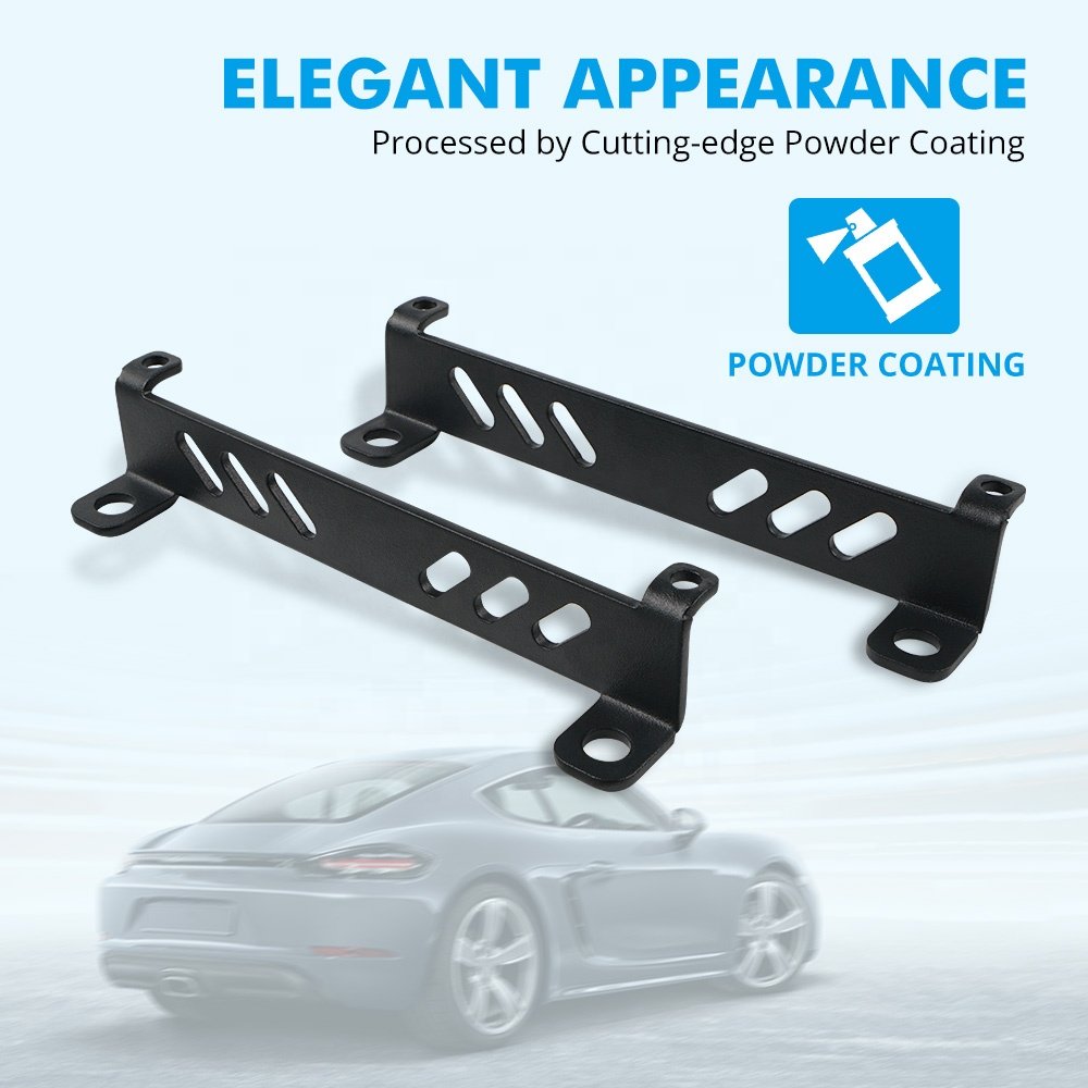 Bevinsee LS2 LS1 LS3 LSX LS Engine Computer Mount Brackets PCM ECU ECM For LS Swap Black