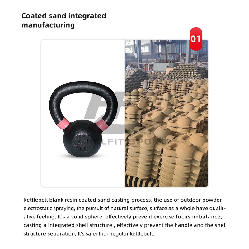 China High Quality Kettlebell Powder Coated Kettlebell iron custom kettlebell