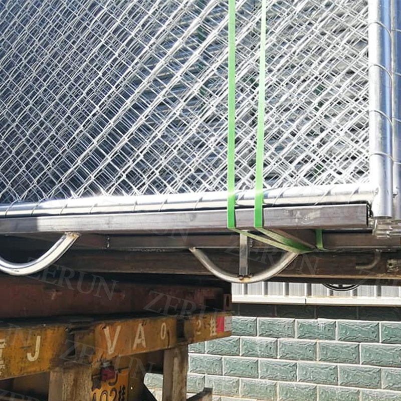 portable galvanized temporary chain link fencing for events