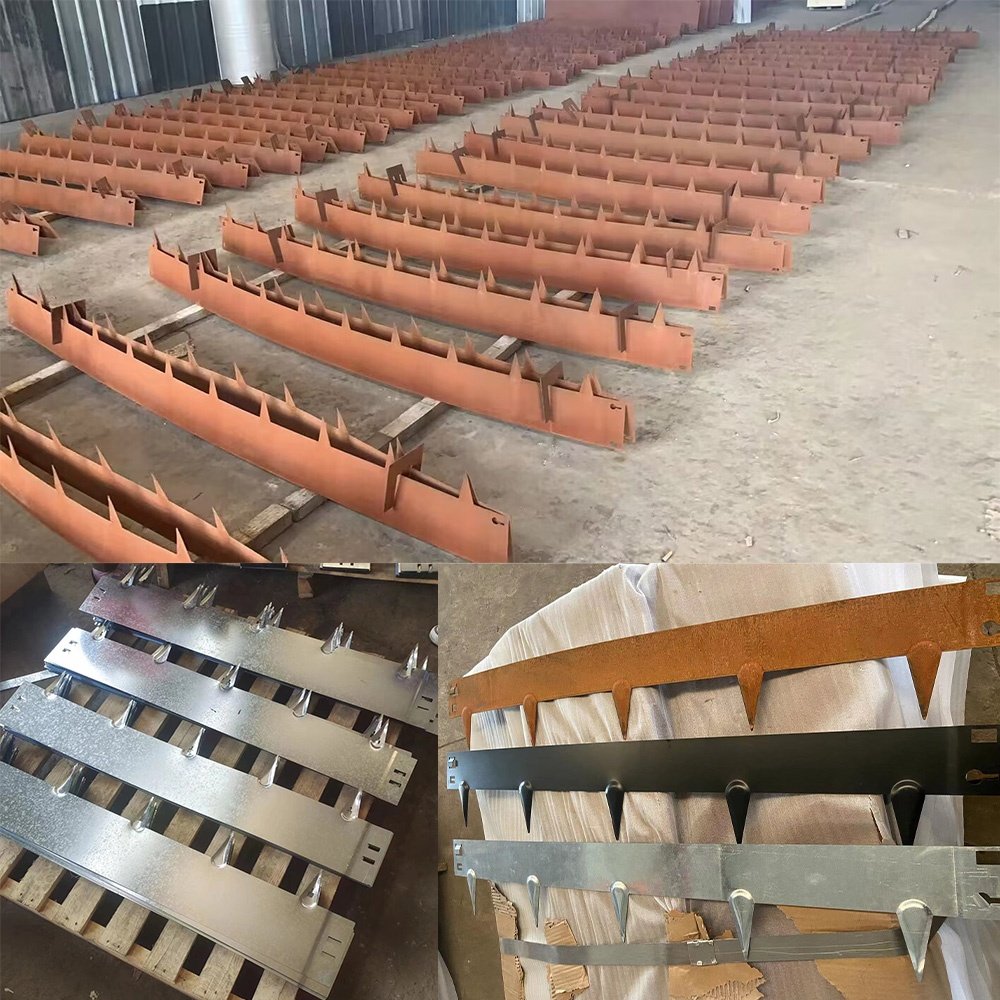 Metal Lawn Edging Modern Fencing Panels Border Flexible 2.4m Landscape Iron Rusty Corten Steel Garden Lawn Edging
