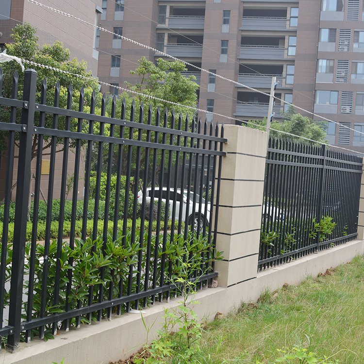 Factory Hot Sale High Quality 6*8ft Wrought Iron Garden Fence Galvanized Metal Garden Iron Fencing