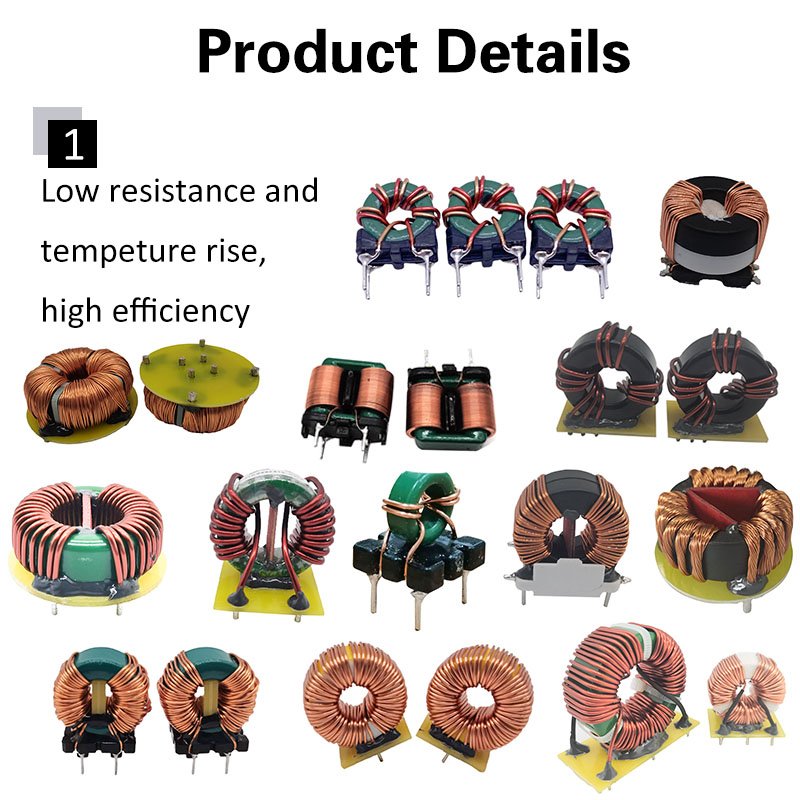 Customize Permalloy Sendust Core/Iron Powder Core/ Ferrite Core Toroidal Inductor Choke Coil 1mh Inductor