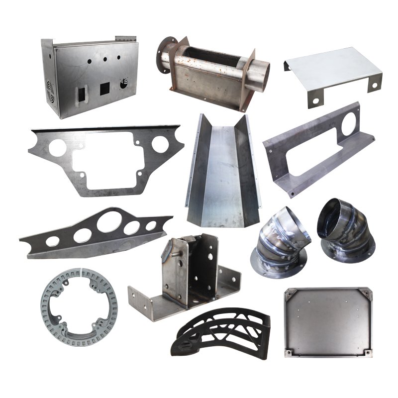 China Custom Factory Precision Metal Powder coating Stamping Bending Welding bracket Sheet Metal Steel Bracket