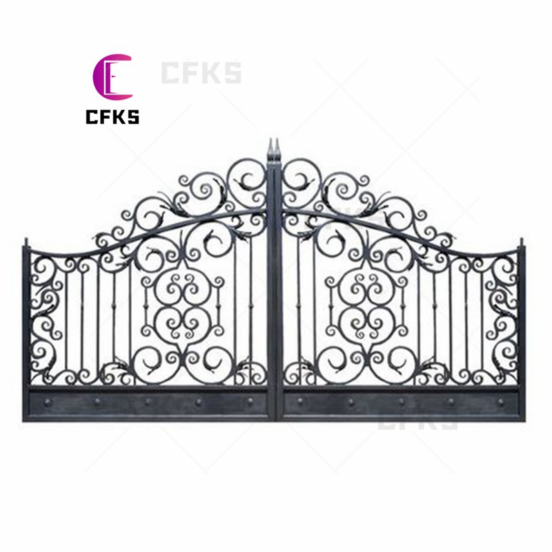 Iron Steel Aluminum Modern Custom Outdoor Swing House Main Gate Designs Graphic Design Alloy Aluminium 1 Set Villa 2 Years CFKS