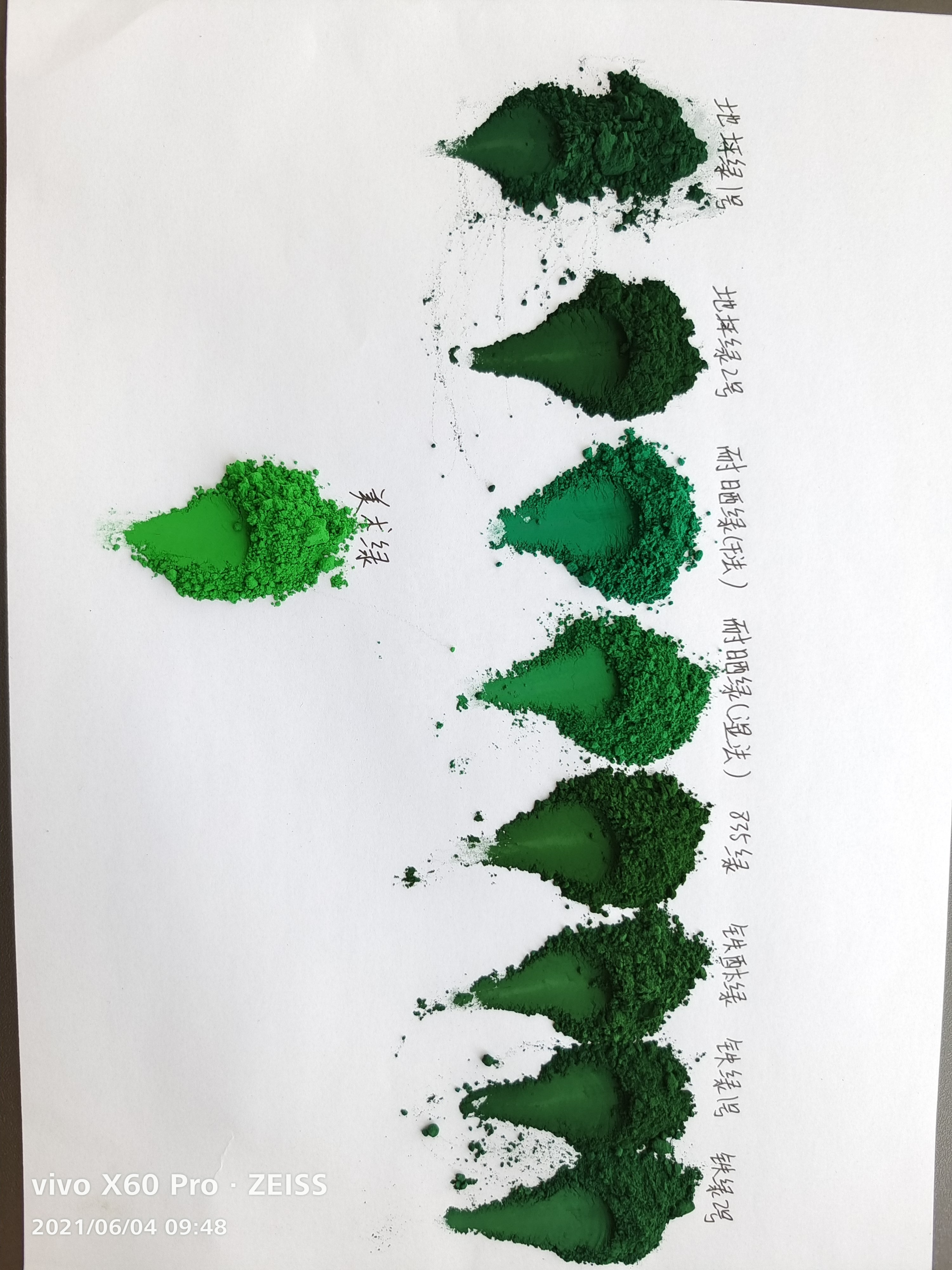 Red Iron Oxide for Asphalt Road Construction Material Green Fe2O3 Powder Stained Roof Tile Concrete