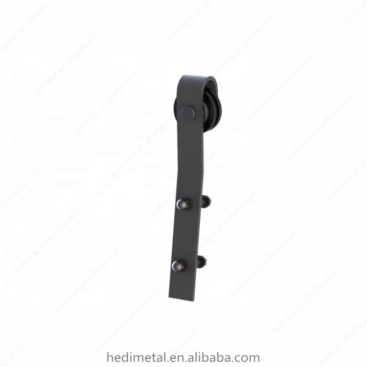 modern good price sliding barn door hardware with brass steel rollers complete for USA hotel OEM 3 doors top mount