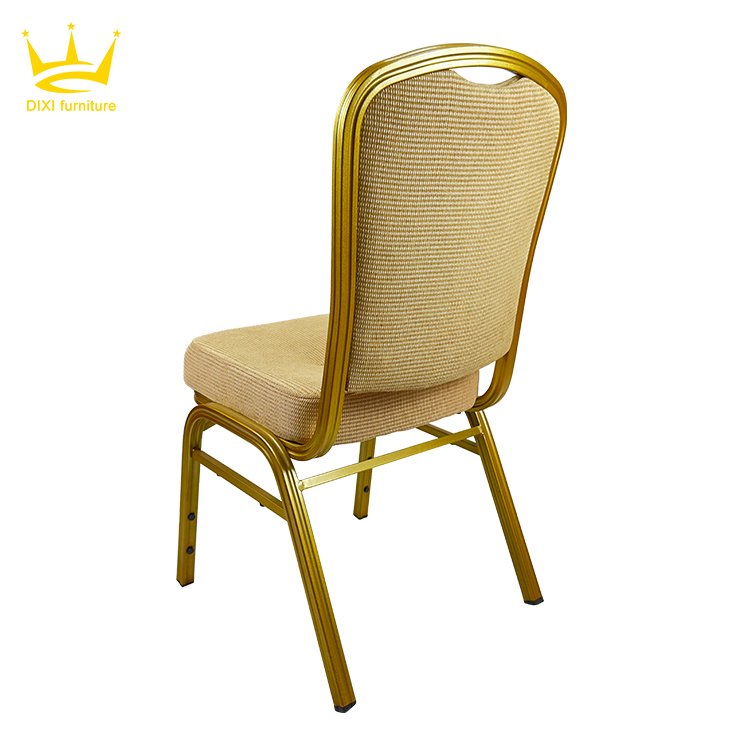 High Quality Steel Stacking Colorful Hotel Banquet Mental Chair For Banquet Hall Wedding Dining