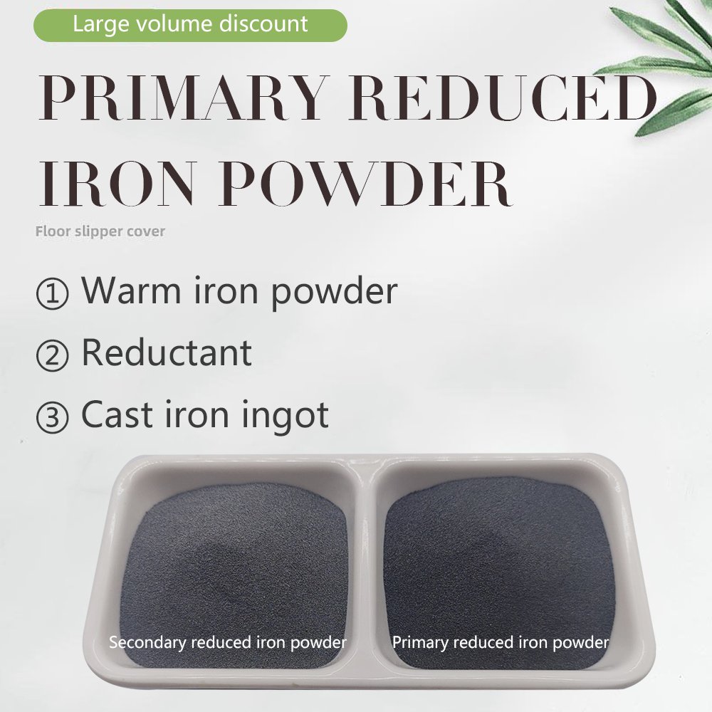 High Quality 80 Mesh 99% One Time Two Time Reduced Iron Powder For Warm Paste welding electrode
