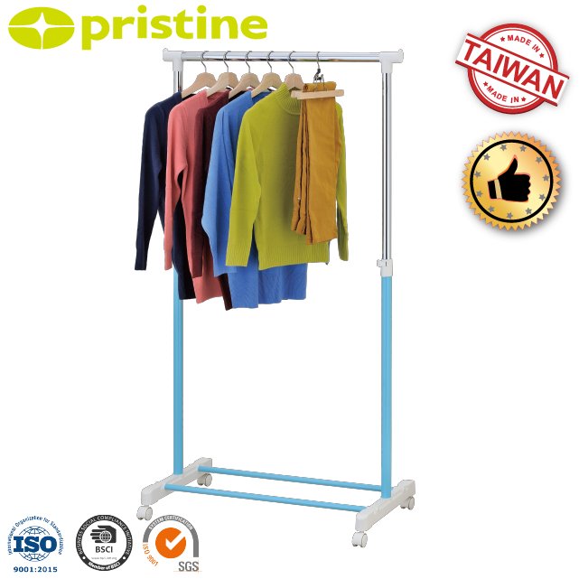 Shopee OEM SALE Organizer Taiwan home storage Furniture Manufacturer MIT Housewares laundry room metal Single Garment rack