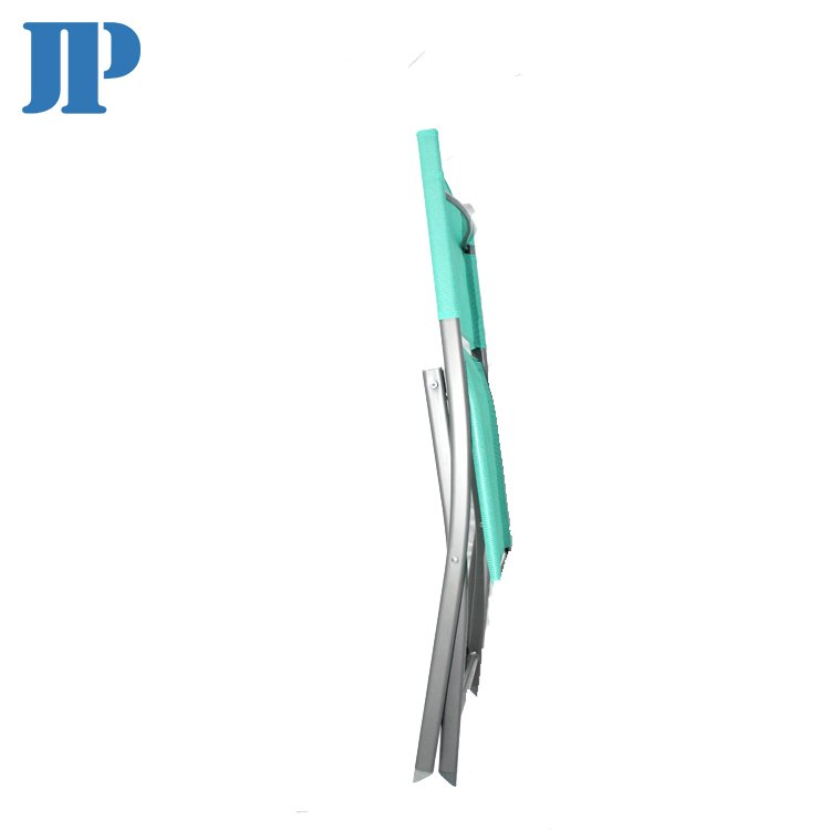 New Product French Three-Piece Folding Garden Furniture Armless Chair Iron Powder Coating Outdoor Metal Steel Tube D25x0.8mm