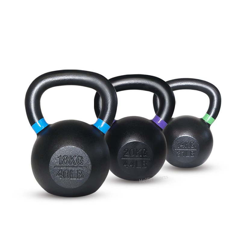 Fitness equipment 24kg kettlebell adjustable custom Cast Iron Powder Coated Kettlebell rack for sale