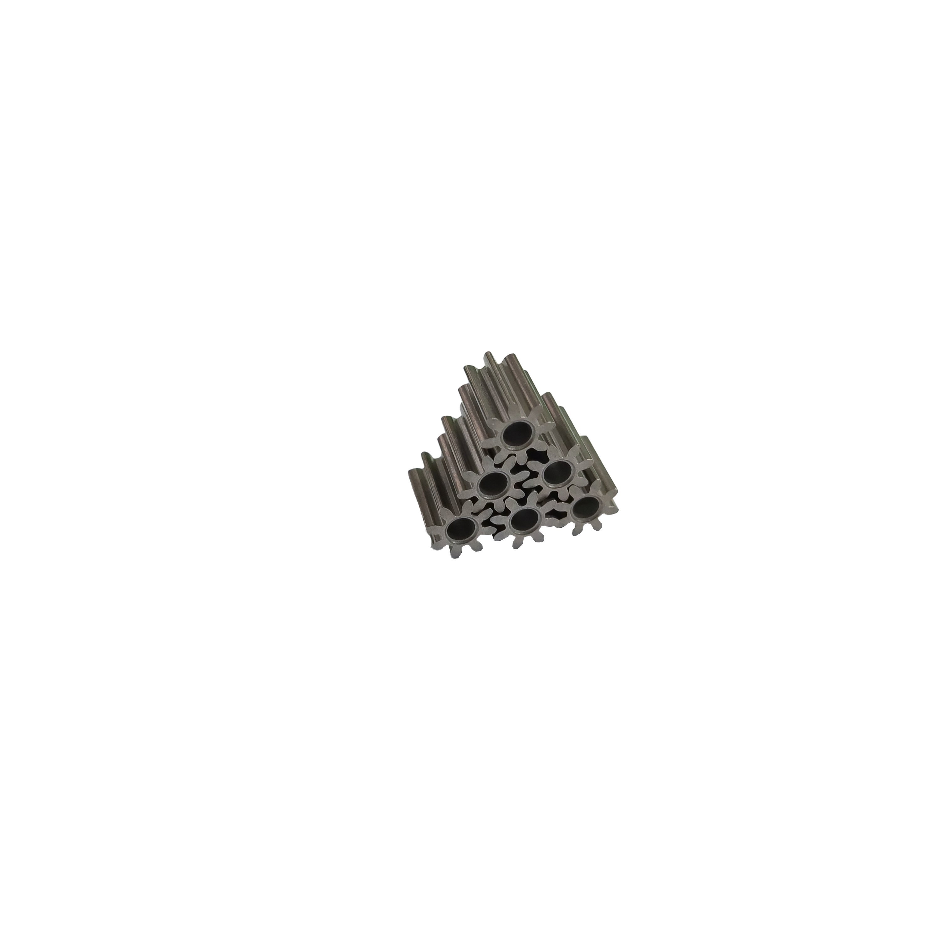 Iron-based powder metallurgy gears are widely used spur gears with 8 teeth