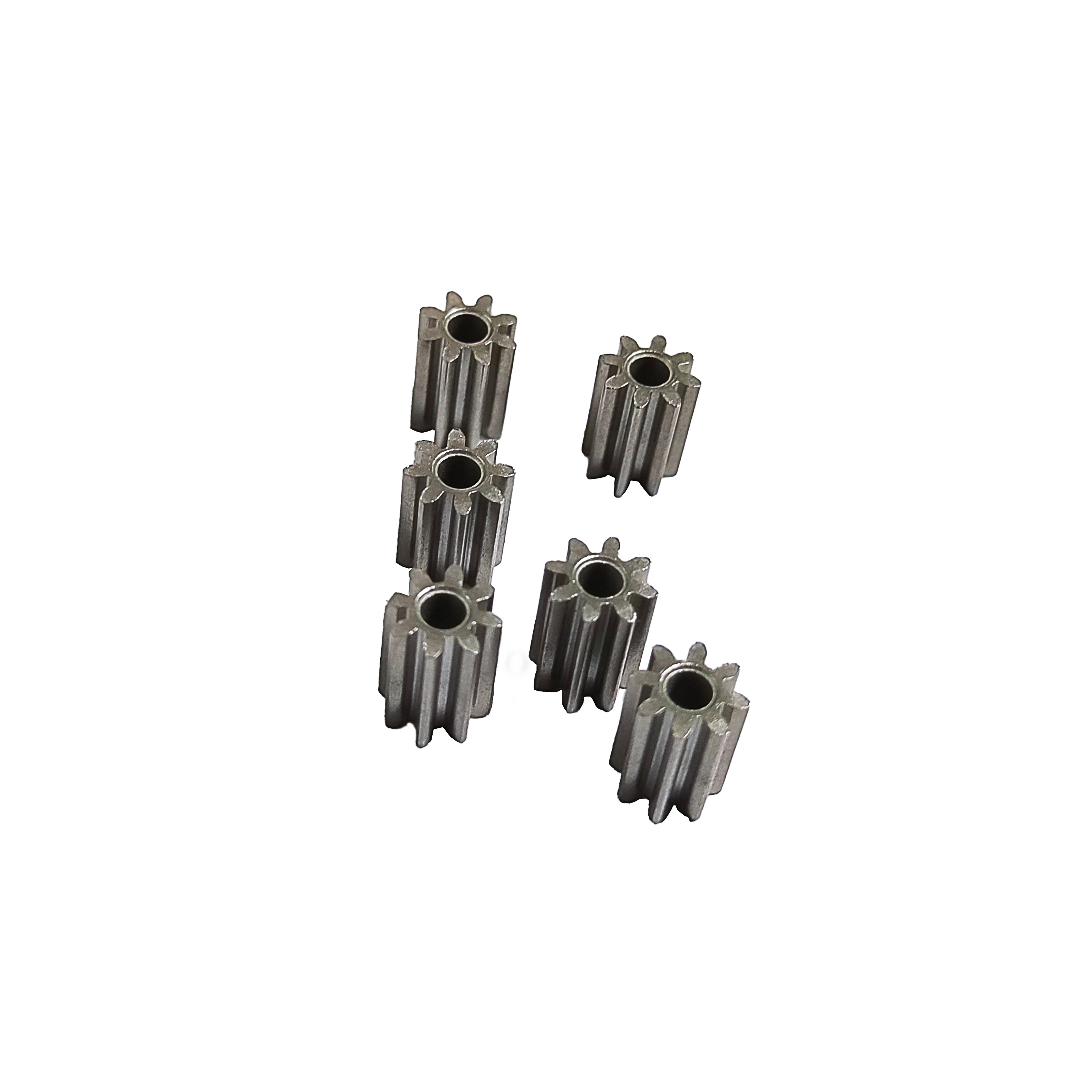 Iron-based powder metallurgy gears are widely used spur gears with 8 teeth