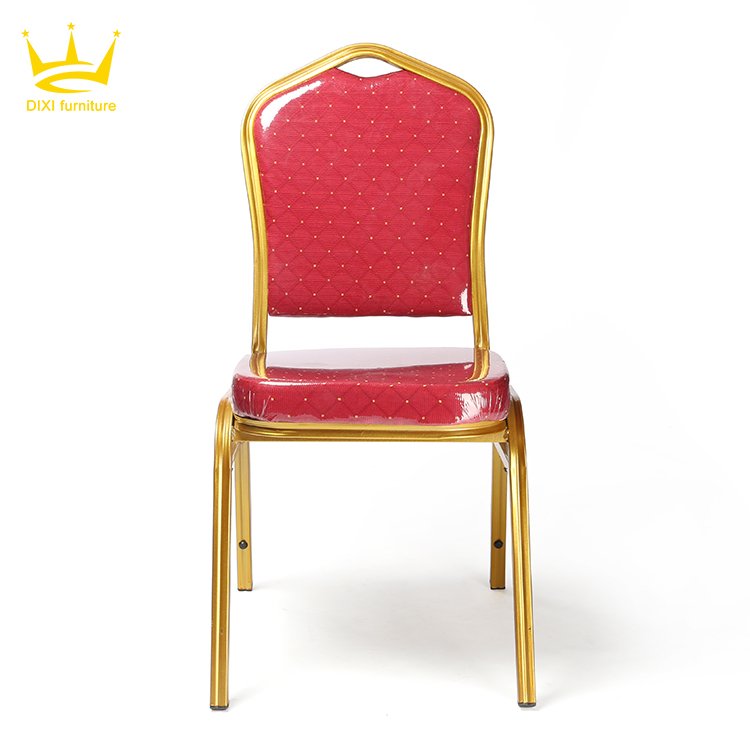 Wholesale Luxury Hall Wedding Aluminium Gold Banquet Chair
