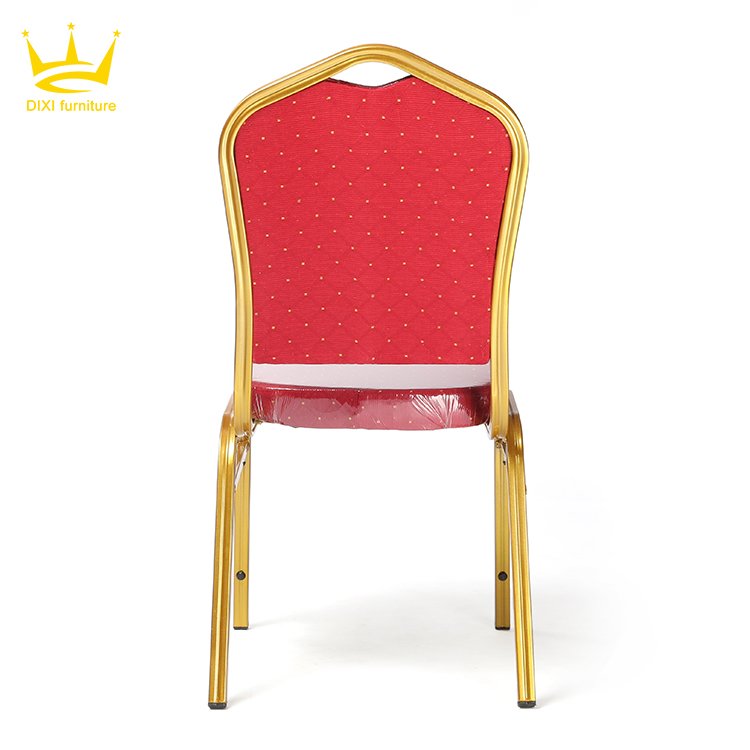 Wholesale Luxury Hall Wedding Aluminium Gold Banquet Chair