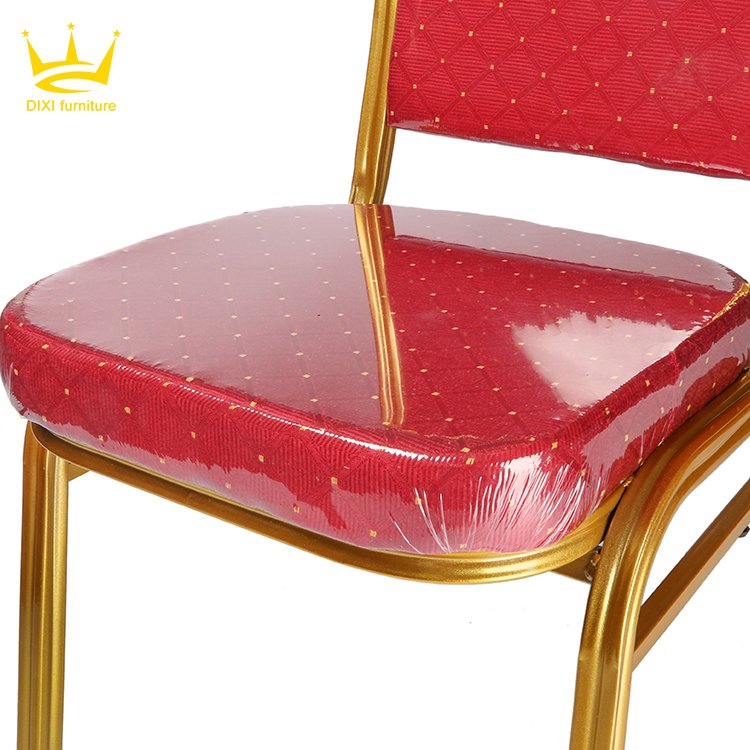 Wholesale Luxury Hall Wedding Aluminium Gold Banquet Chair