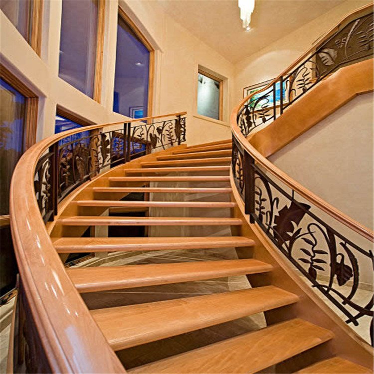 Luxury high-end outdoor wrought iron stair railing/ balcony railing