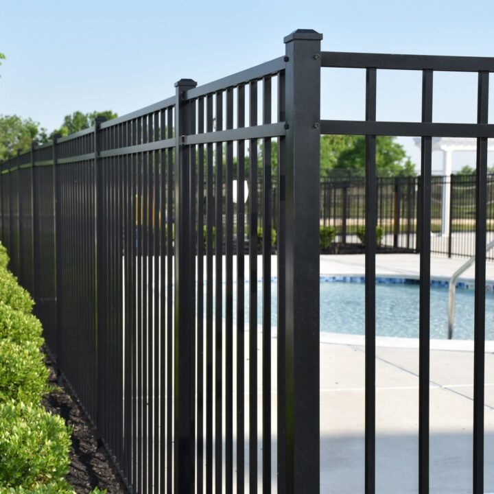 Wholesale galvanized 6ftx8ft wrought iron fence panels picket steel garrison fence panel