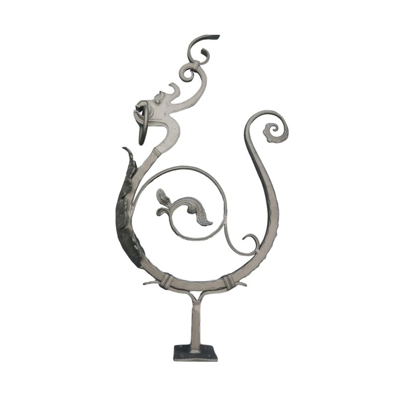 Best price indoor decorative iron dragon design wrought iron dragon gate decorations