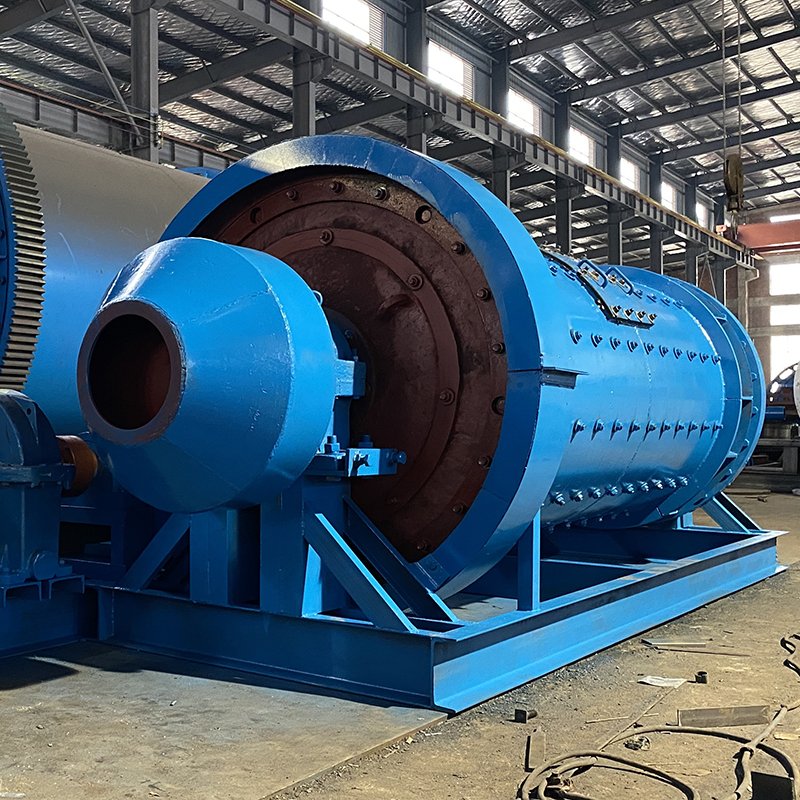 Ball mill grinding machine, grinding crushed mineral particles to powder ball mill