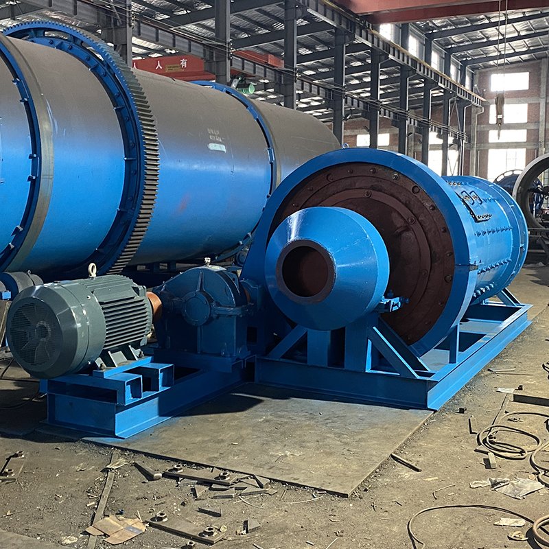Ball mill grinding machine, grinding crushed mineral particles to powder ball mill