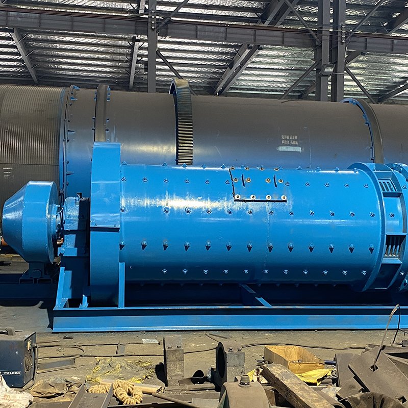 Ball mill grinding machine, grinding crushed mineral particles to powder ball mill