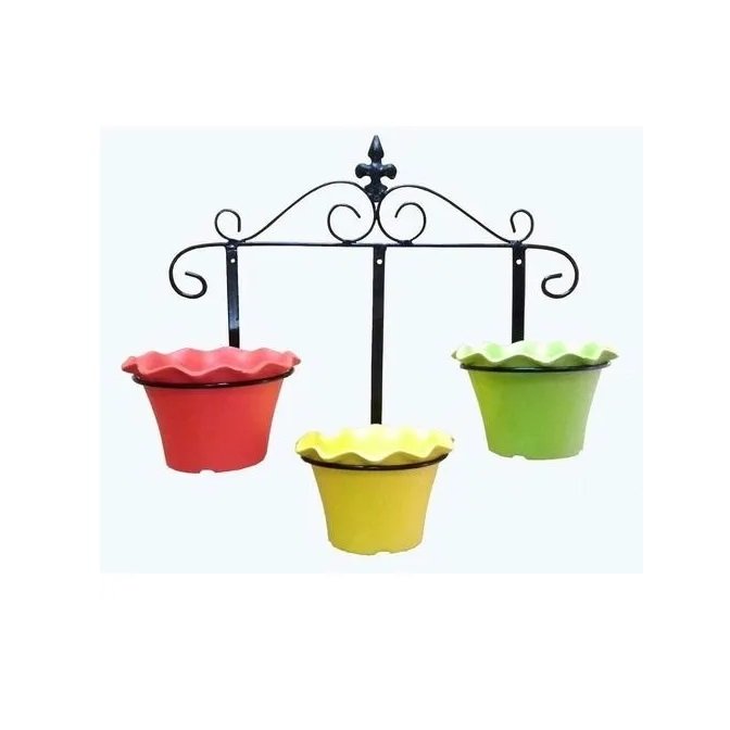 Wholesale Metal Wired Hexagon Shape Stand & Flower Pots For Home & Garden Decoration Golden Planters Pots At Cheap Price