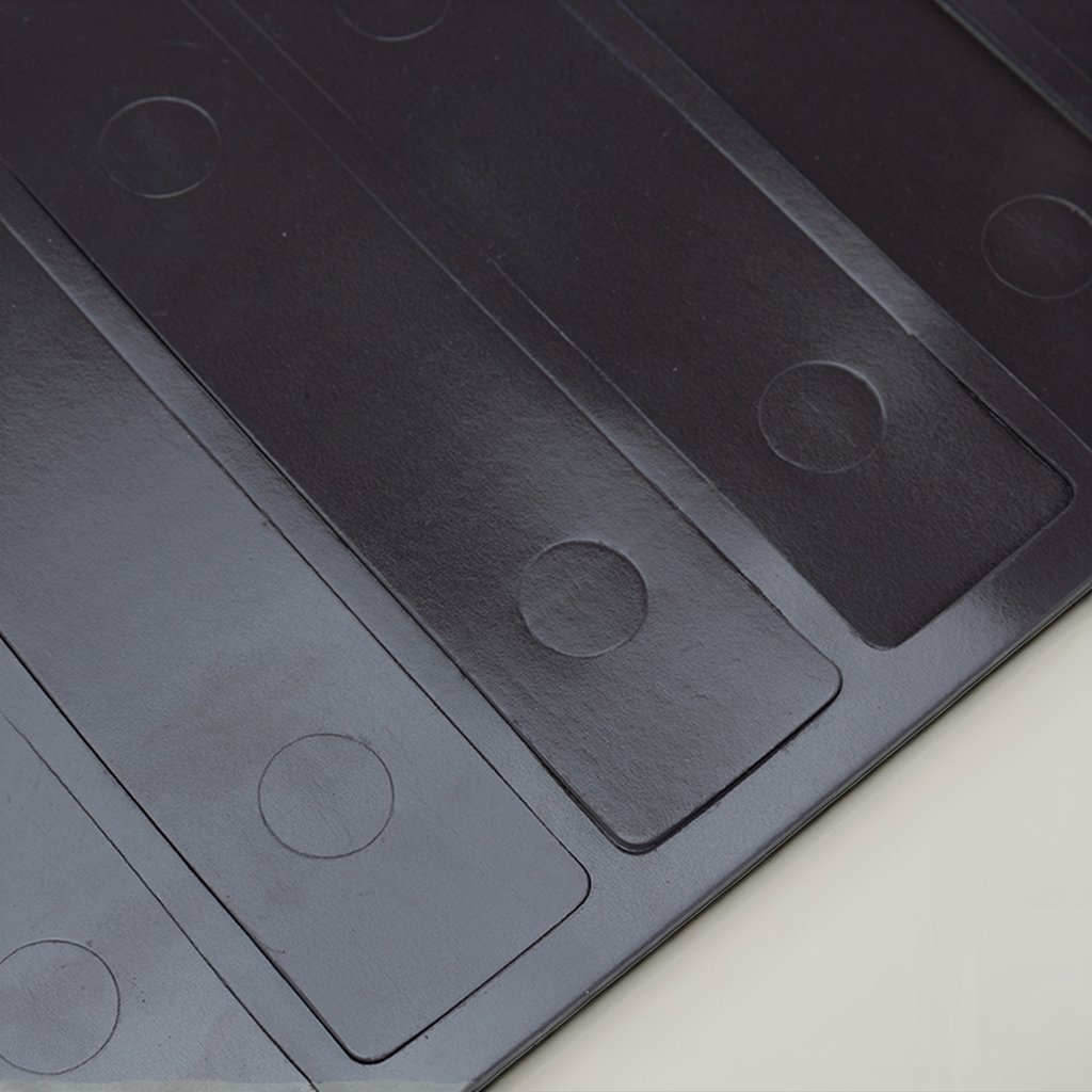 Custom Fridge Die Cut Super Strong Ferrite Soft Flexible Magnet Adhesive Rubber Magnets For Order Magnetic Sheet