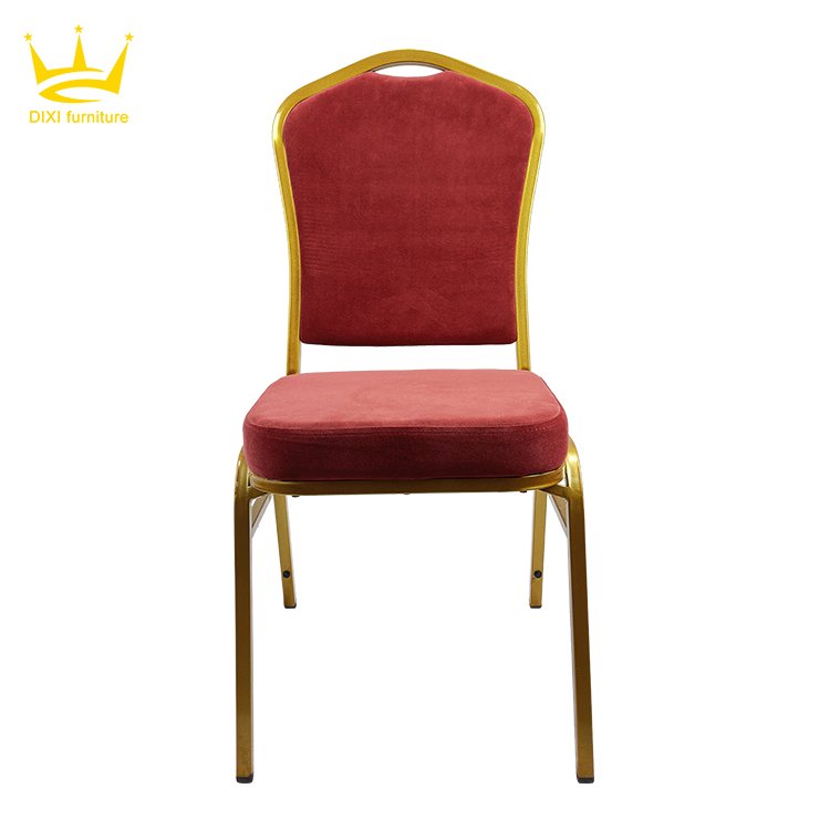 Gold Luxury Banquet Chair Hotel Restaurant Furniture Fancy Event Royal Dining Banquet Wedding Chair for Restaurant