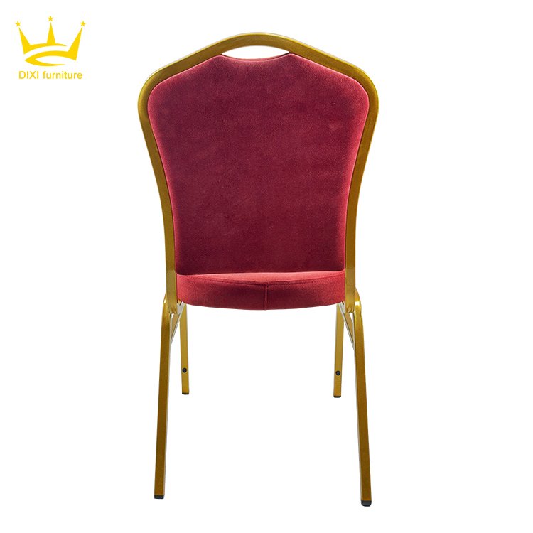 Gold Luxury Banquet Chair Hotel Restaurant Furniture Fancy Event Royal Dining Banquet Wedding Chair for Restaurant