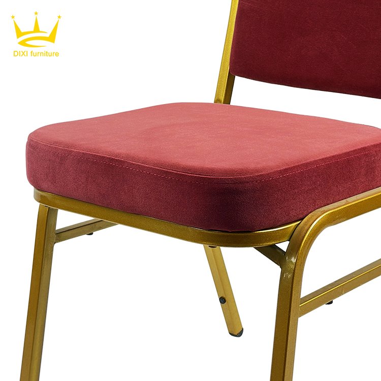 Gold Luxury Banquet Chair Hotel Restaurant Furniture Fancy Event Royal Dining Banquet Wedding Chair for Restaurant