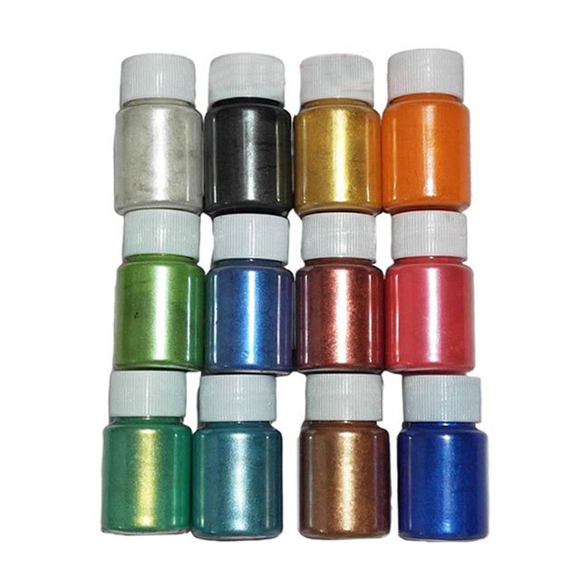 cheapest pearl effect pure mica pigments set sample