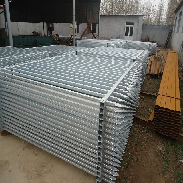 Hot dip galvanized wrought iron fence / Steel wrought iron fence factory / 2.1m wrought iron fence