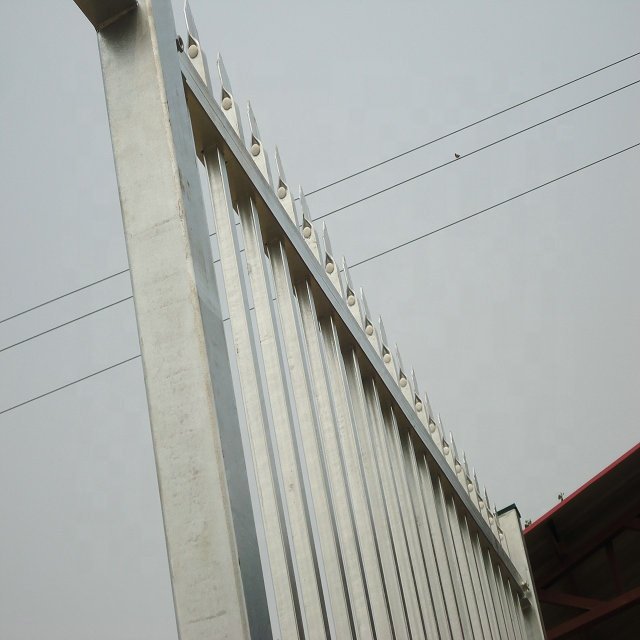 Hot dip galvanized wrought iron fence / Steel wrought iron fence factory / 2.1m wrought iron fence