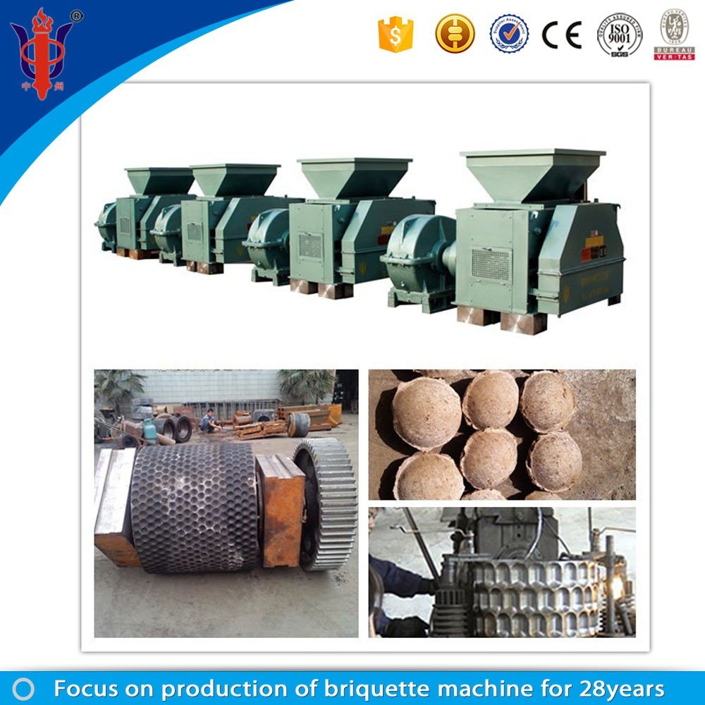 Here is factory manufacturing DRI/ sludge Iron Powder Ball Press Machine