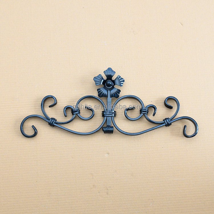 Beautiful Wrought Iron Ornaments Iron Railings Flower Panels Wholesale