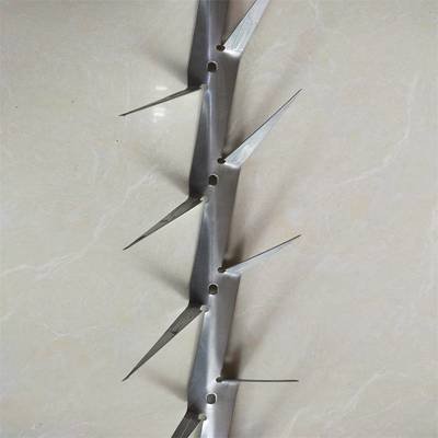 Powder Coated Galvanized Sharp Barbed Spikes Metal Cartons Iron Garden Fence Galvanized Plate Security Fences Wall Spikes 110mm
