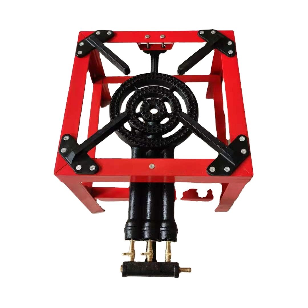 big burner gas cooking stoves High Quality wholesale cheap portable red powder coated gas stove