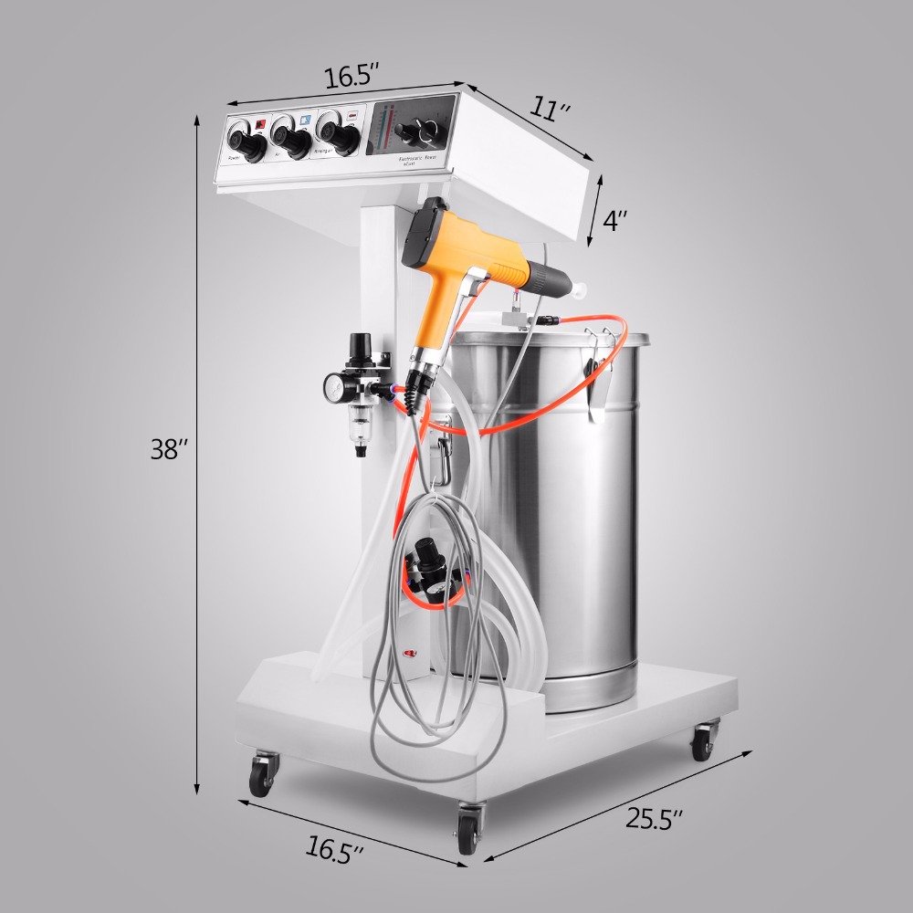 WX-101 Manual Intelligence Electrostatic Powder spray Coating Machine WX-101 Coating System With Spray Gun