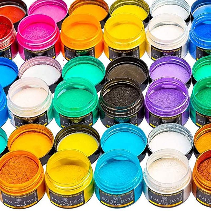 Amazon popular OEM/ODM new design For Silicone Molds With Glitter Mica Powder Pigment Epoxid Set Epoxy Resin Table