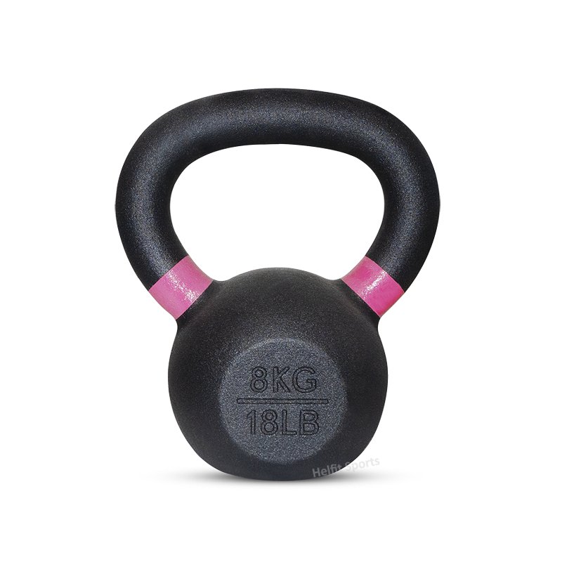 Hot Sale Gravity Cast Iron Powder Coated Kettlebe Wholesale Cast Iron Kettlebell