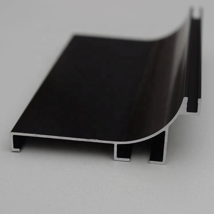 Aluminum hidden embedded kitchen cabinet handle L shape handle profiles