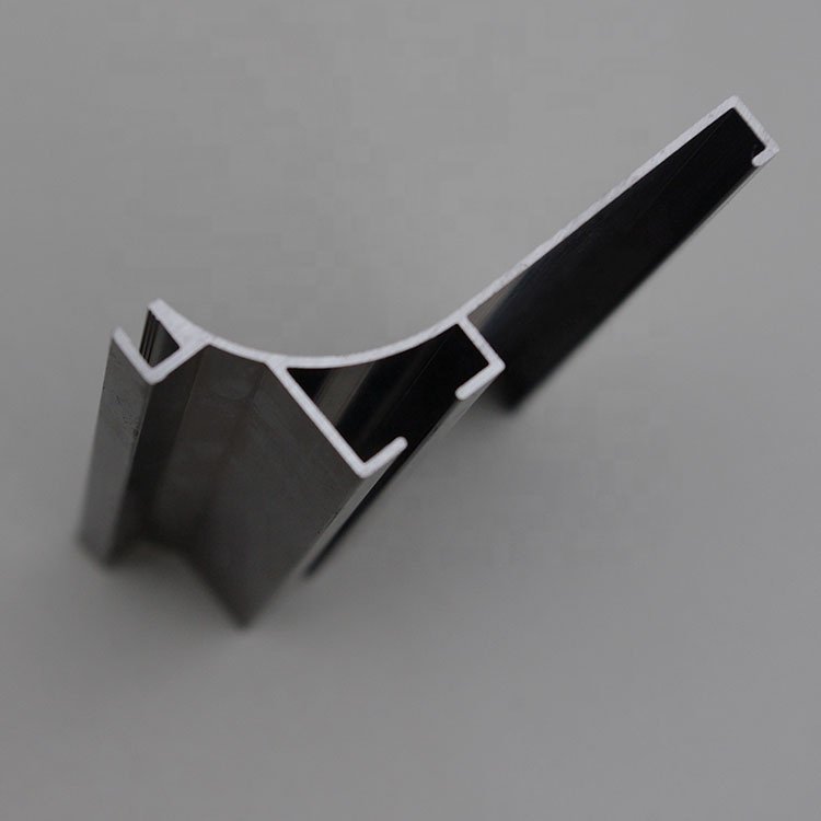 Aluminum hidden embedded kitchen cabinet handle L shape handle profiles