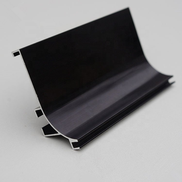 Aluminum hidden embedded kitchen cabinet handle L shape handle profiles